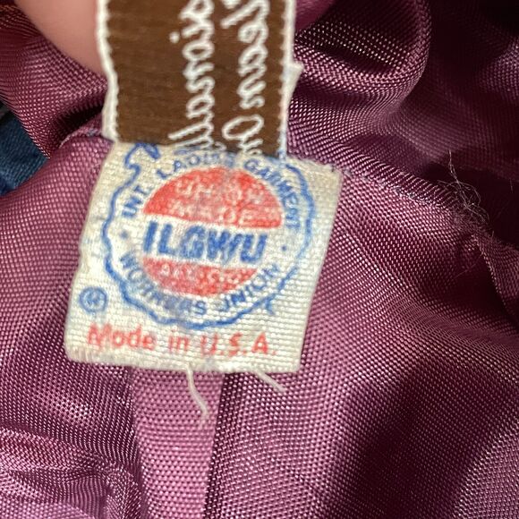 Vintage Country Suburbans Blazer Womens 16 Blue Red Plaid Button Jacket UNION - Picture 3 of 12